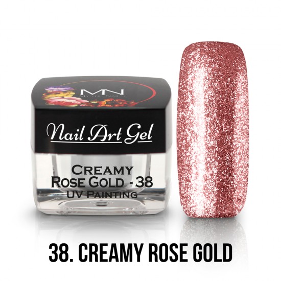 UV Festő Színes Zselé - 38 - Creamy Rose Gold - 4g