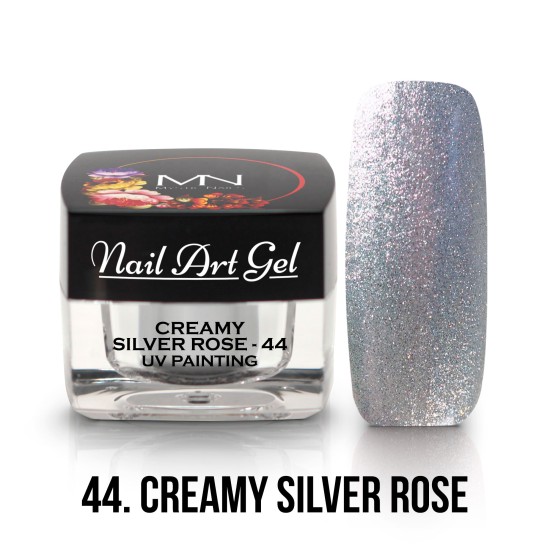 UV Festő Színes Zselé - 44 - Creamy Silver Rose - 4g