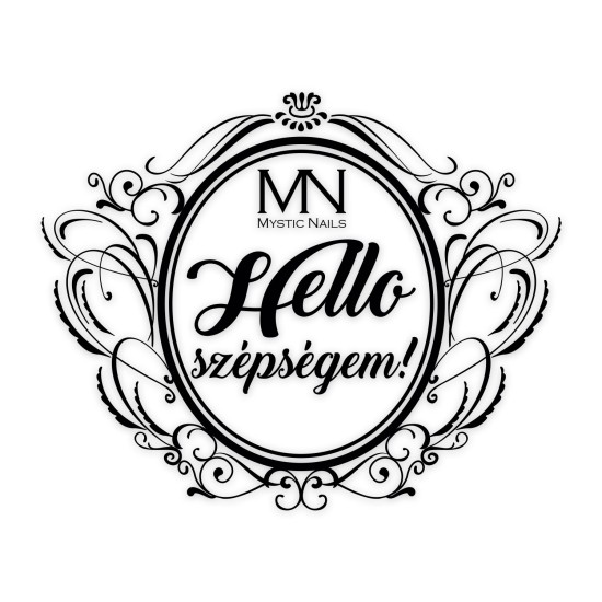 Mystic Nails Szalon matrica - 01 - Fekete