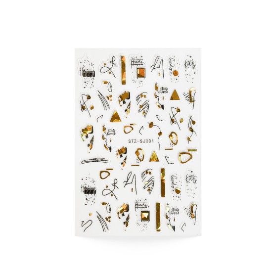 Köröm matrica - Arany minta