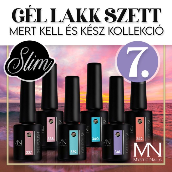 Gél lakk Szett 07 - Mert kell és kész (HEMA-free) - 6 db x 6 ml
