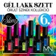 Gél lakk Szett 06 - Őrült színek kollekció (HEMA-free) - 6 db x 6 ml